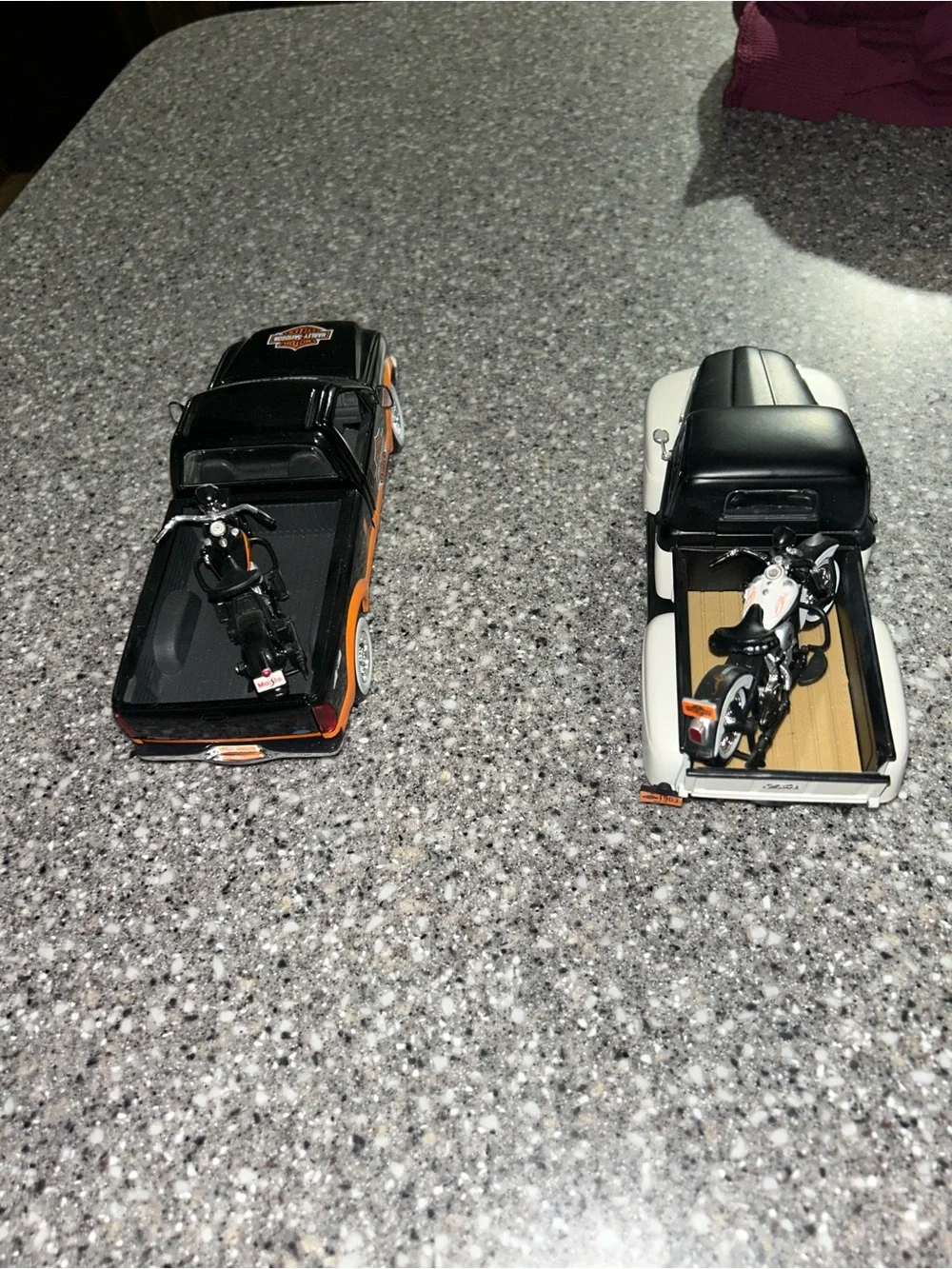 Harley-Davidson Pickup Truck and Motorcycle Duo